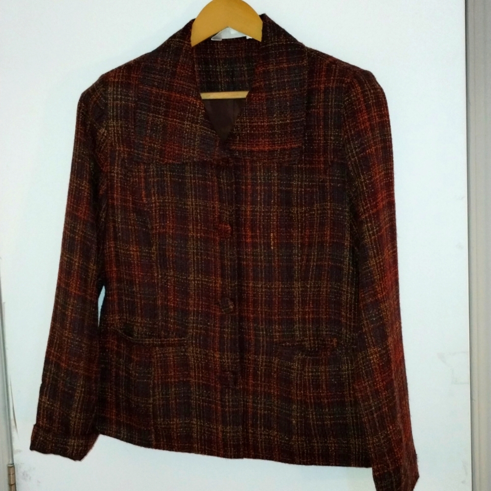 TRADITION FALL COLORS JACKET SIZE 10